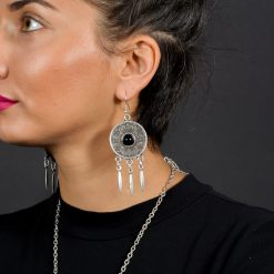 Cercei Zamac Cr020negru