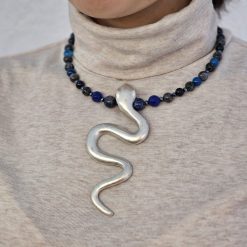 Colier Zamac cu pietre semipretioase Cos013