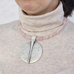 Colier Zamac cu pietre semipretioase Cos014