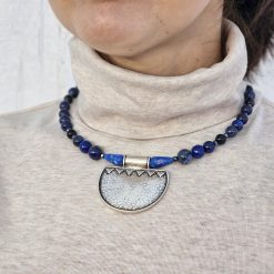 Colier Zamac cu pietre semipretioase Cos011