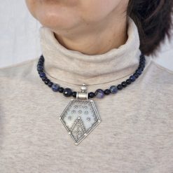 Colier Zamac cu pietre semipretioase Cos012