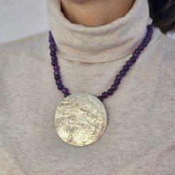 Colier Zamac cu pietre semipretioase Cos008