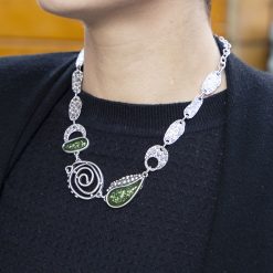 Colier Zamac Co190verde