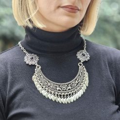 Colier Zamac Co147 Negru