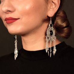 Cercei Zamac Cr103 Negru