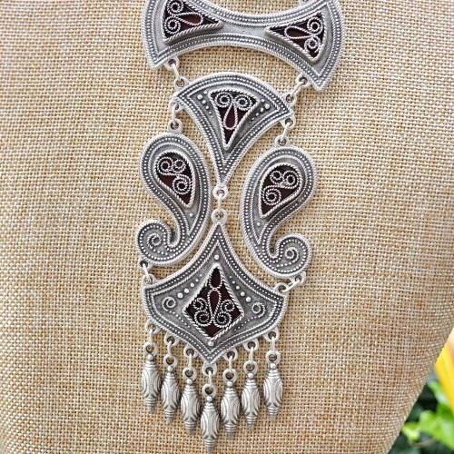 Colier Zamac Co191rosu - imagine 2